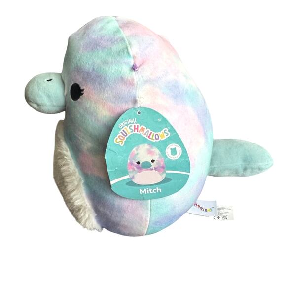 New‎ With Tags Mitch The Platypus 8" Squishmallow Plush Tye Dye - Picture 2 of 7